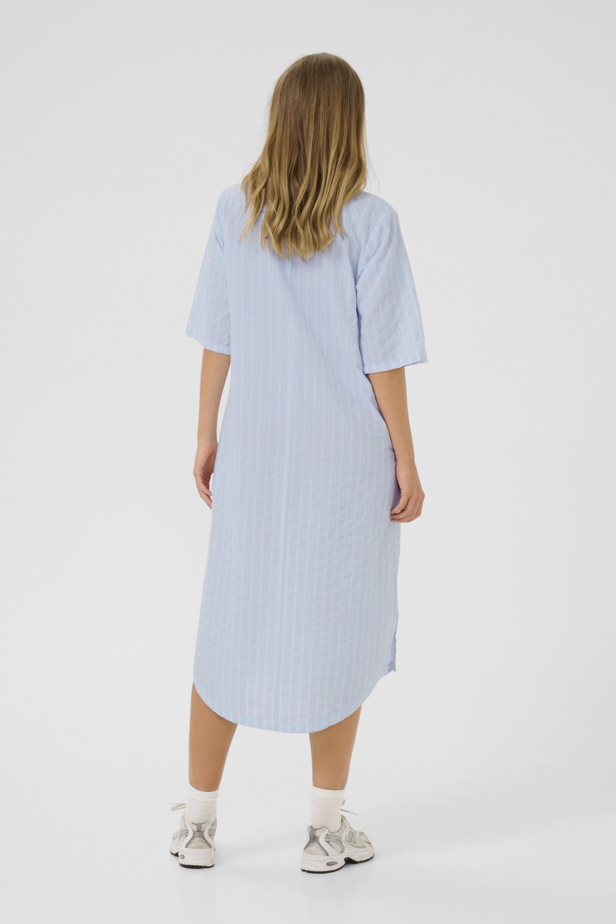 KAsara Kaftan Klänning Blå/Vit Randig - 10510151