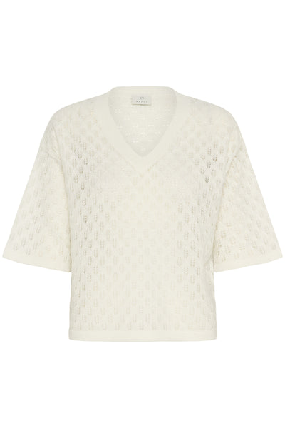 KAlourine V-Neck Pullover Chalk - 10510171 Thumbnail