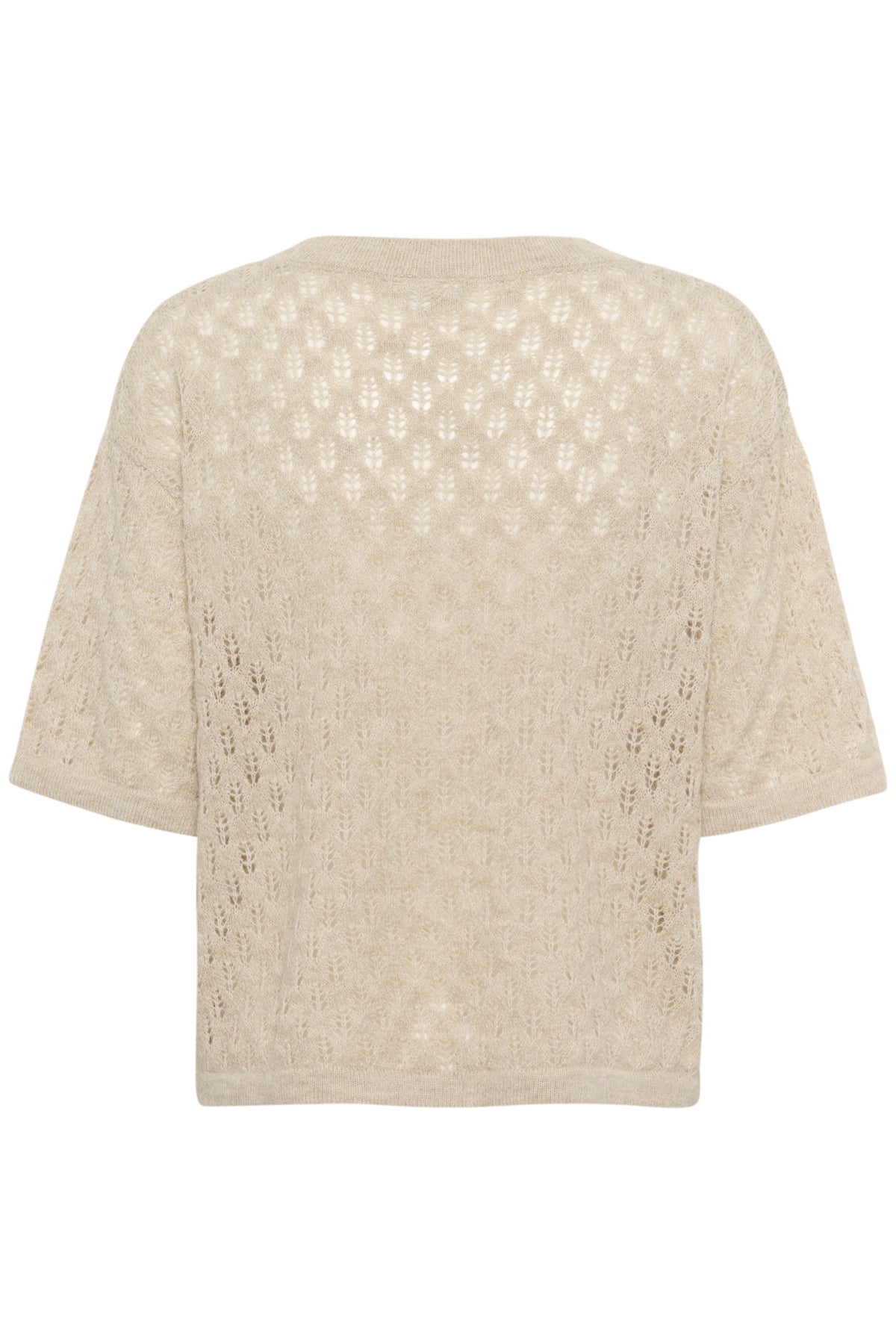 KAlourine V-Neck Pullover Feather Gray Melange - 10510171
