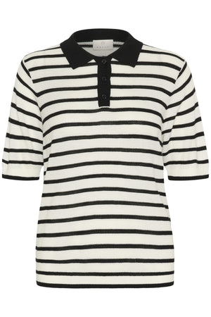 KAamalia Pullover Chalk/Black Stripe - 10510176