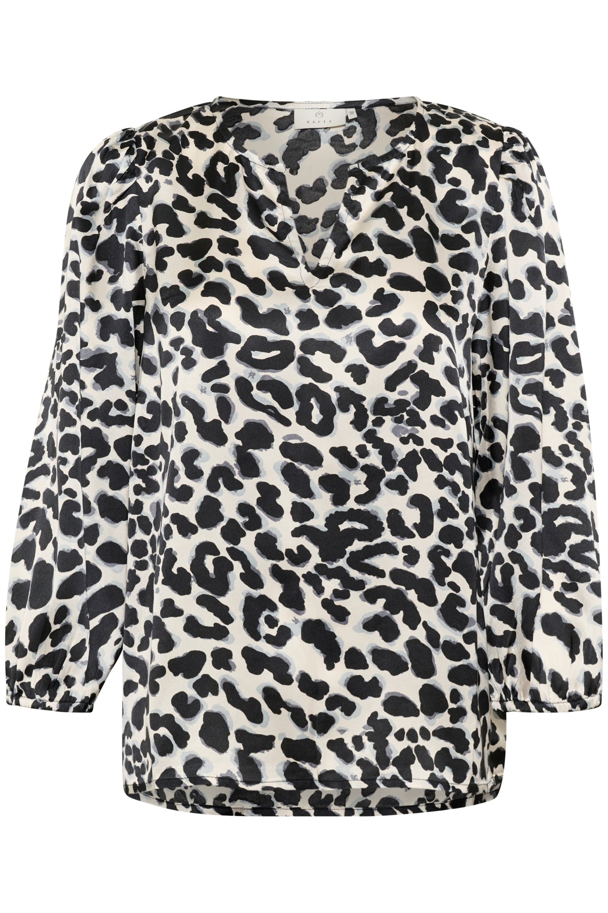 KAmagda Blus Grå leopard