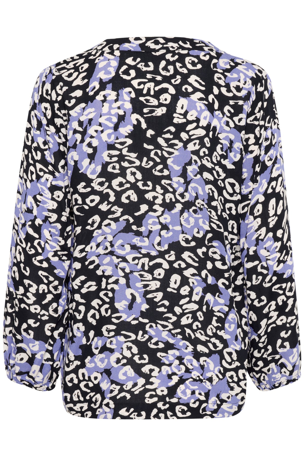 KAjanne Blus Blå Leopard