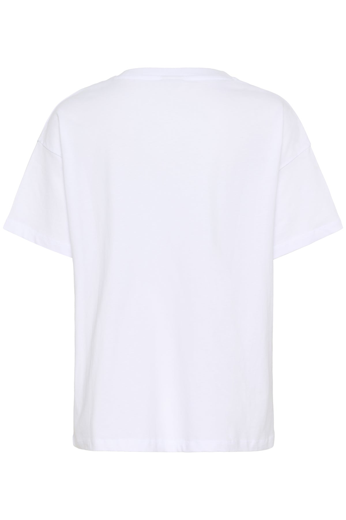 KAadelina T-Shirt Optical White/Black Text Print - 10510210