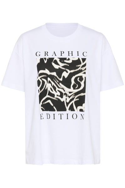 KAvivie T-Shirt Optical White/Graphic Square - 10510215 Thumbnail