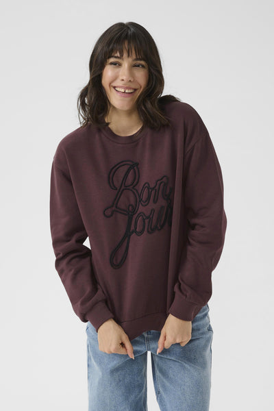 KAberta Sweatshirt FUDGE - 10510216 Thumbnail