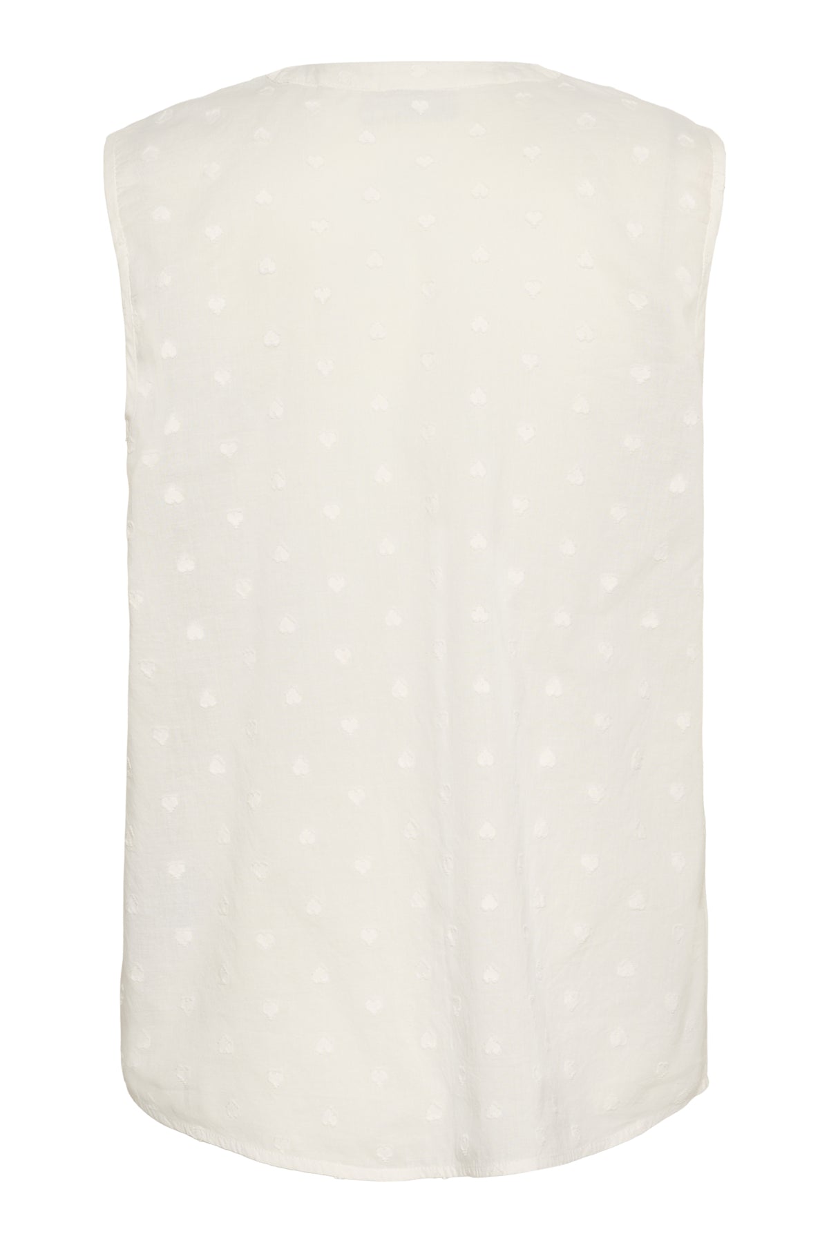 KAjolia Ärmlös Blus Chalk - 10510254