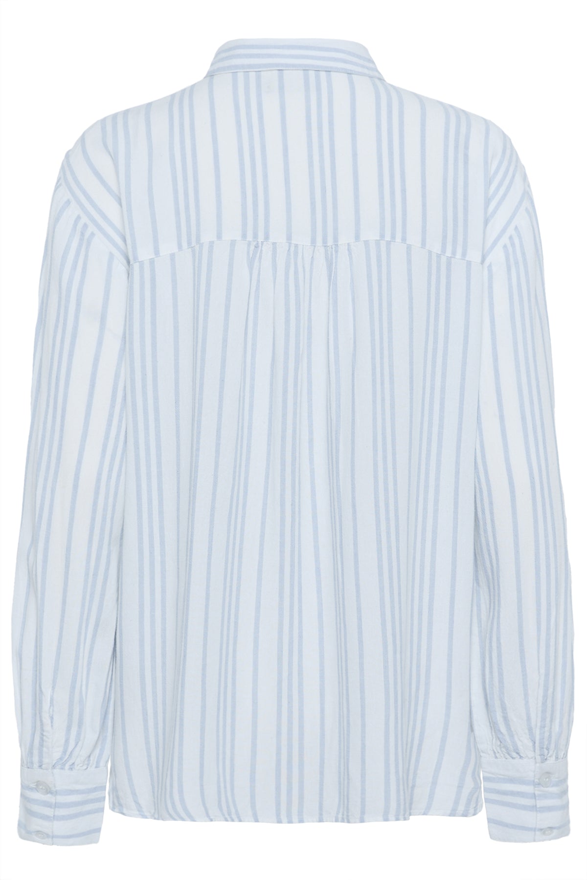 KAmilia Skjorta Chalk/Soft Chambray Stripe - 10510255