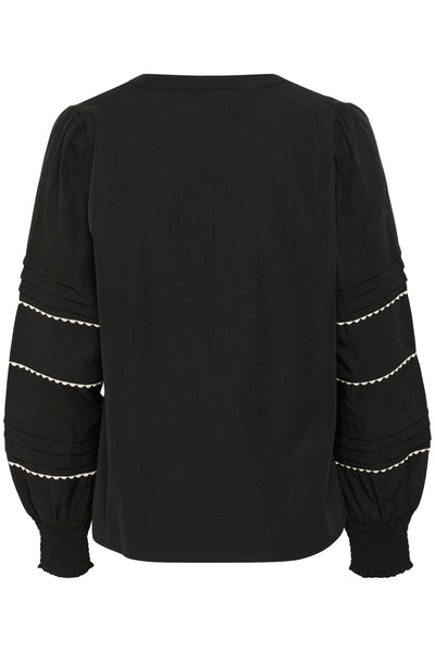 KAapril Blouse Black deep - 10510264 Thumbnail
