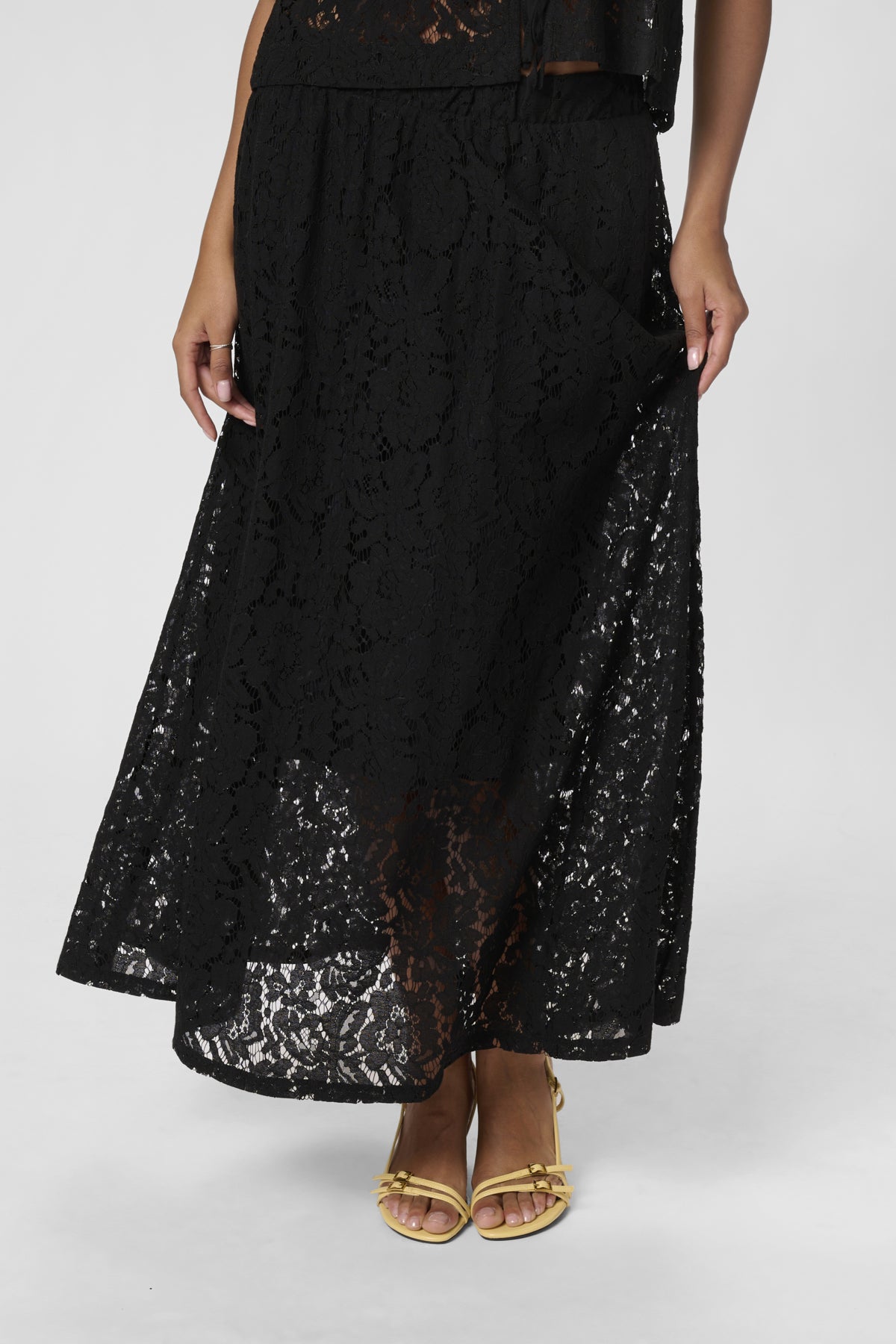KAnomi Lace Skirt Black deep - 10510288