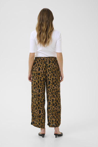 KAmille Amber Pants Brun Leopardmönster - 10510334 Thumbnail