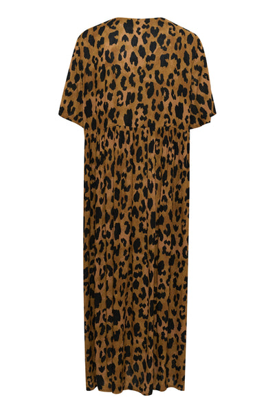 KAjessi Amber Klänning Brun Leopardmönstrad - 10510336 Thumbnail