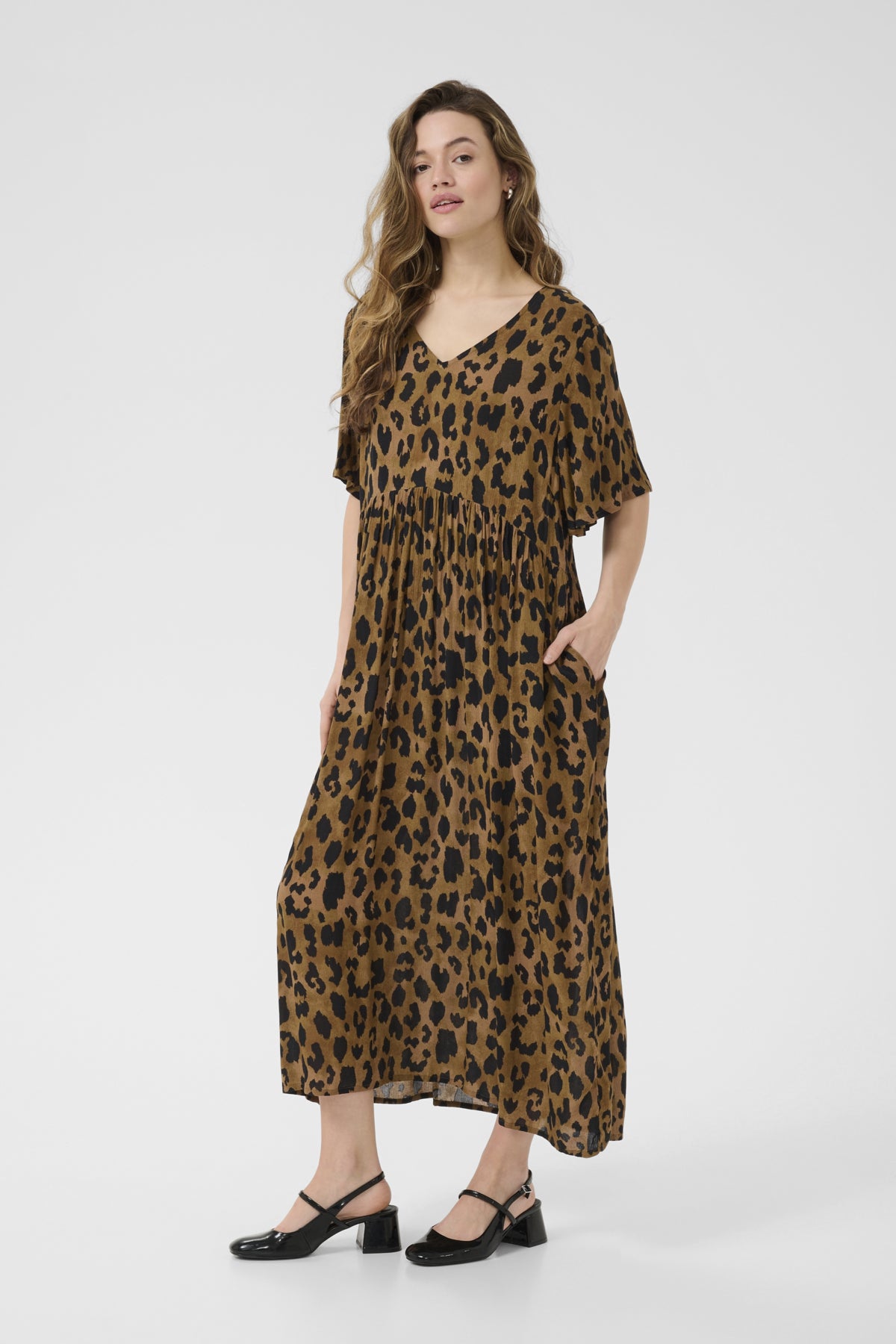 KAjessi Amber Klänning Brun Leopardmönstrad - 10510336