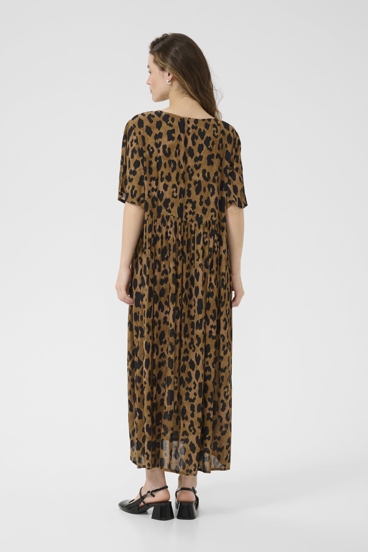 KAjessi Amber Klänning Brun Leopardmönstrad - 10510336