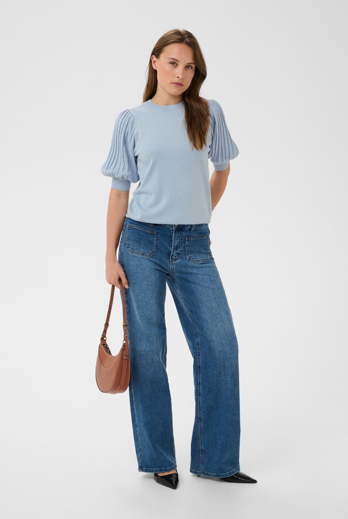 KAregina Pleat Pullover Blue Fog - 154008 - 10510339