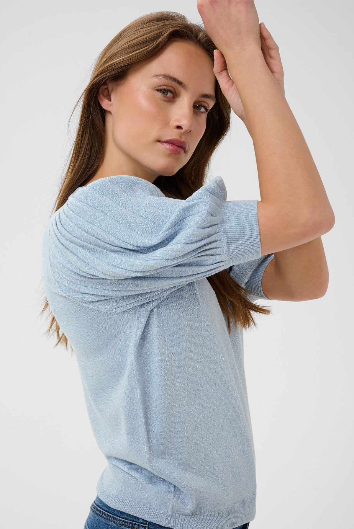 KAregina Pleat Pullover Blue Fog - 154008 - 10510339