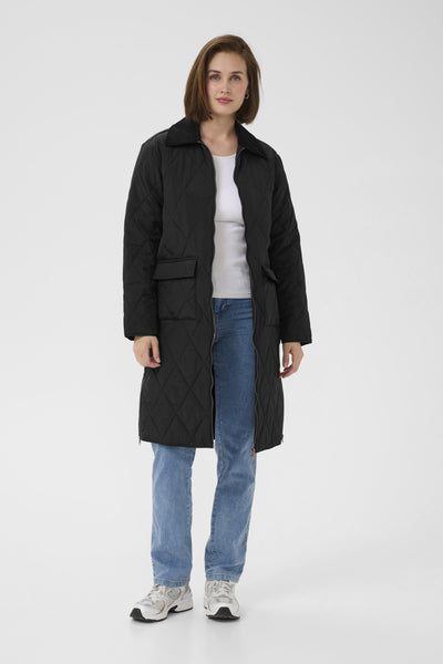 KAanneli Long Jacket Black deep - 10510368 Thumbnail