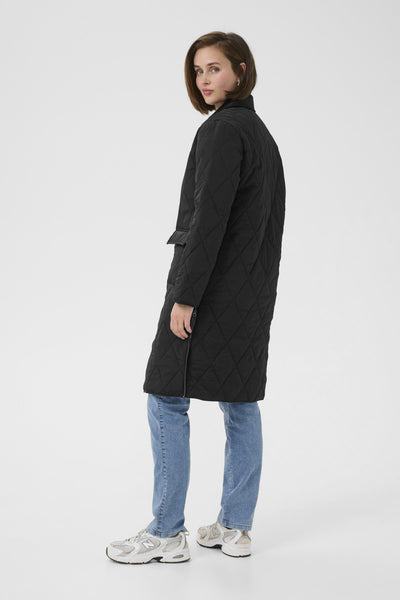 KAanneli Long Jacket Black deep - 10510368 Thumbnail