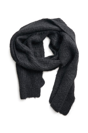 KAhenry stickad scarf Black deep - 10510406