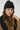 KAhenry Stickad huva Black deep - 10510407