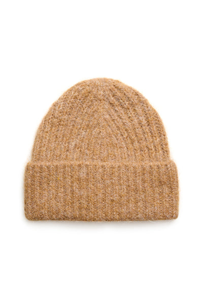 KAhenry Stickad huva Toasted Coconut Melange - 10510407 Thumbnail