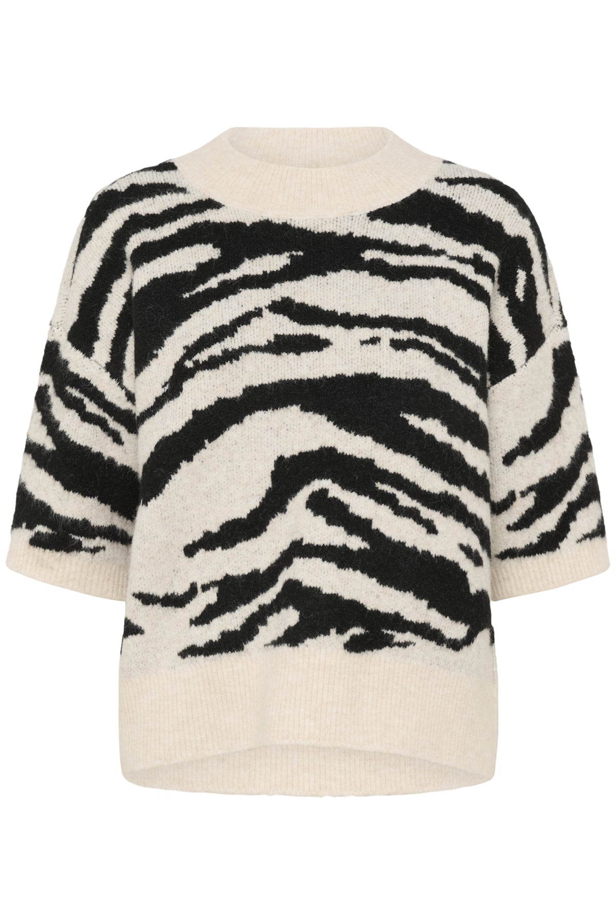 KAsandra Pullover Turtledove/Black Animal - 10510453