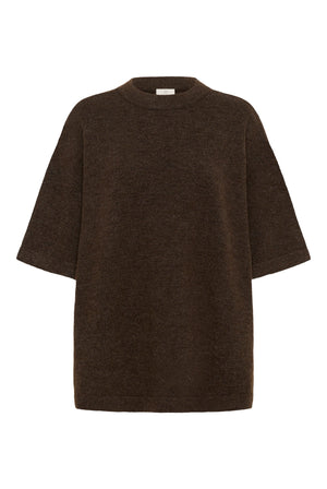 Kaniel Pullover Chocolate Brown Melange - 10510479
