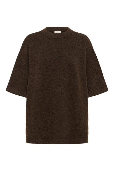 Kaniel Pullover Chocolate Brown Melange - 10510479 Thumbnail