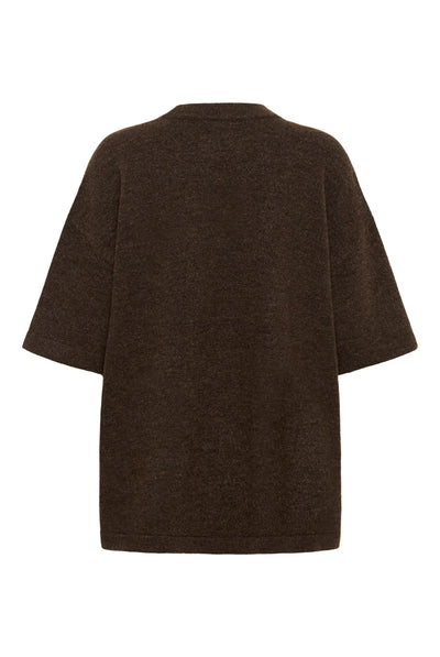 Kaniel Pullover Chocolate Brown Melange - 10510479 Thumbnail