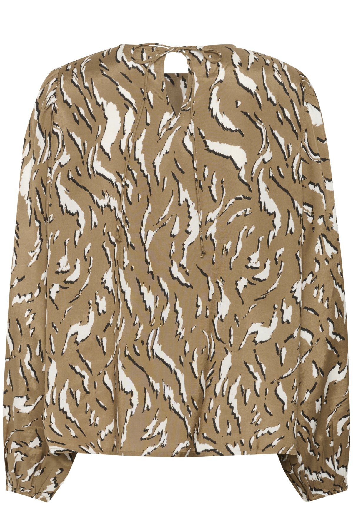KAmille Blouse Toasted Coconut Graphic Animal - 10510519