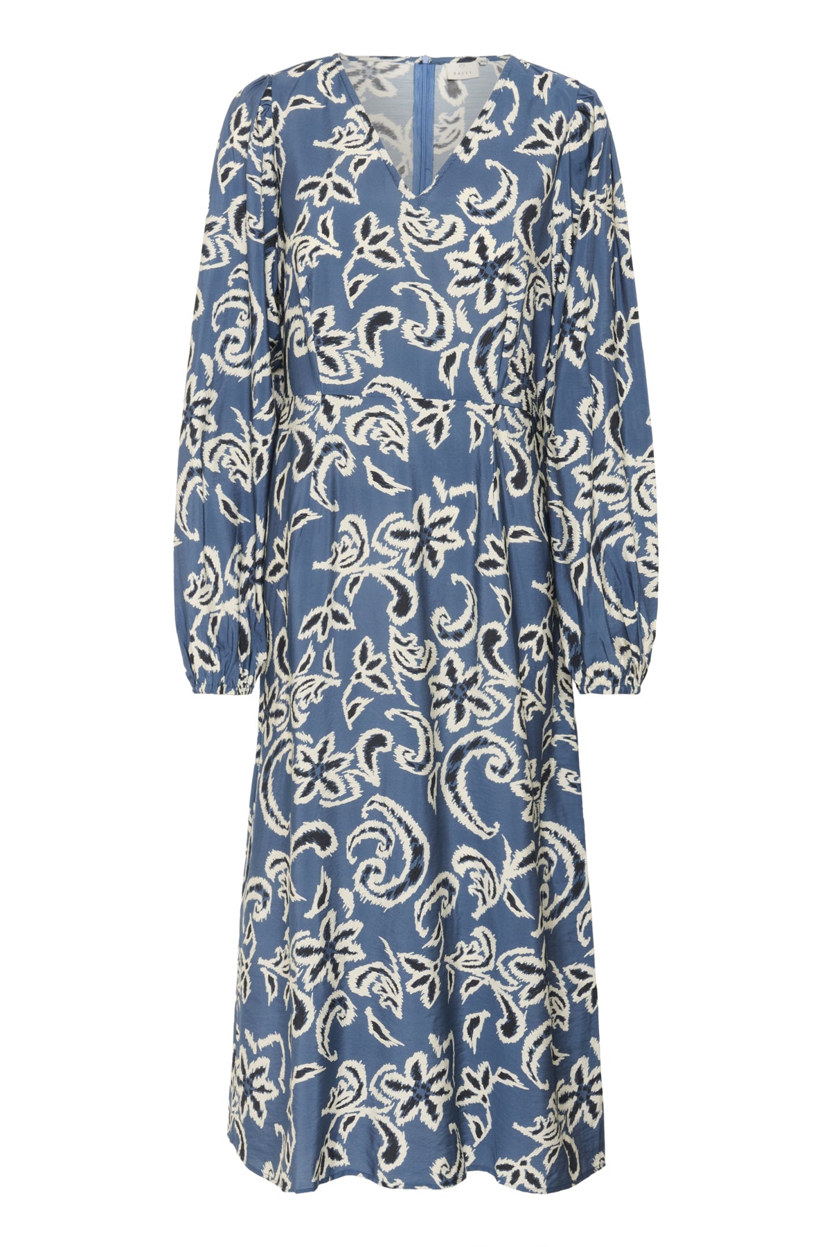 KAdahlia Klänning Bering Sea/White Paisley - 10510572