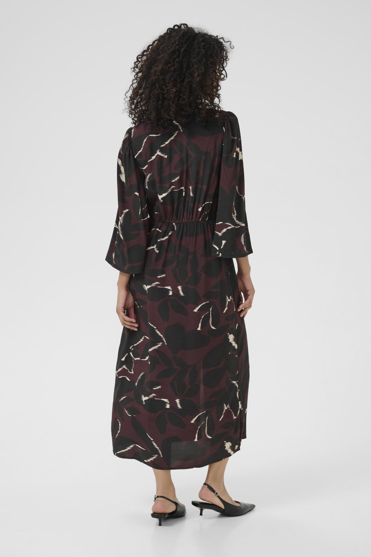 KAmille Dress Windsor Wine/Black Flower - 10510576