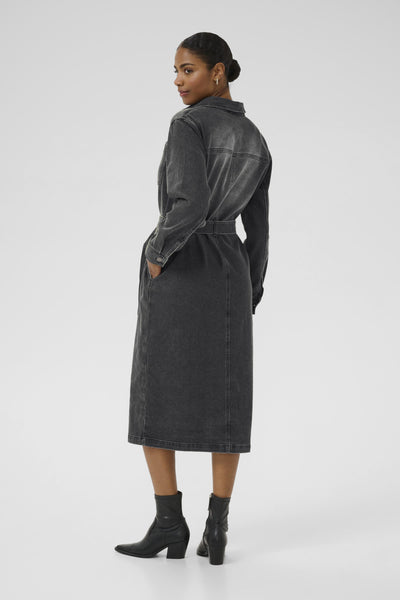 KAabby Denim Dress Medium Grey Denim - 10510583 Thumbnail