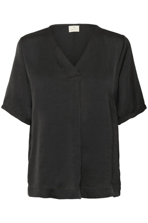 KAariel V-Neck Blouse Black deep - 10510606