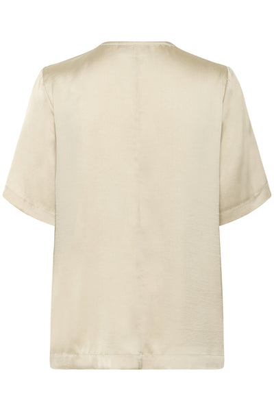 KAariel V-Neck Blouse Feather Gray - 10510606 Thumbnail