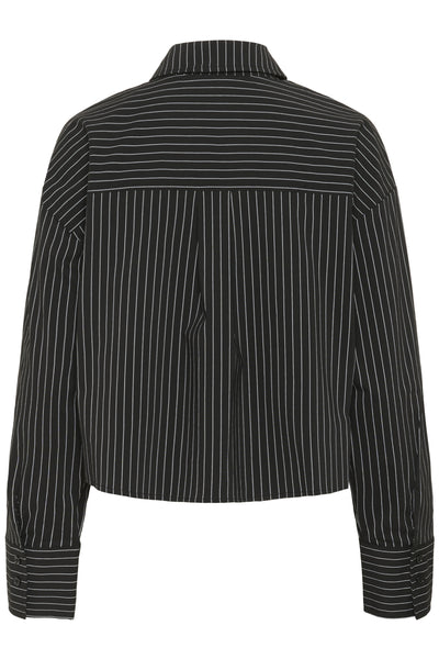 KAeliana Skjorta Black / Chalk Pinstripe - 10510609 Thumbnail