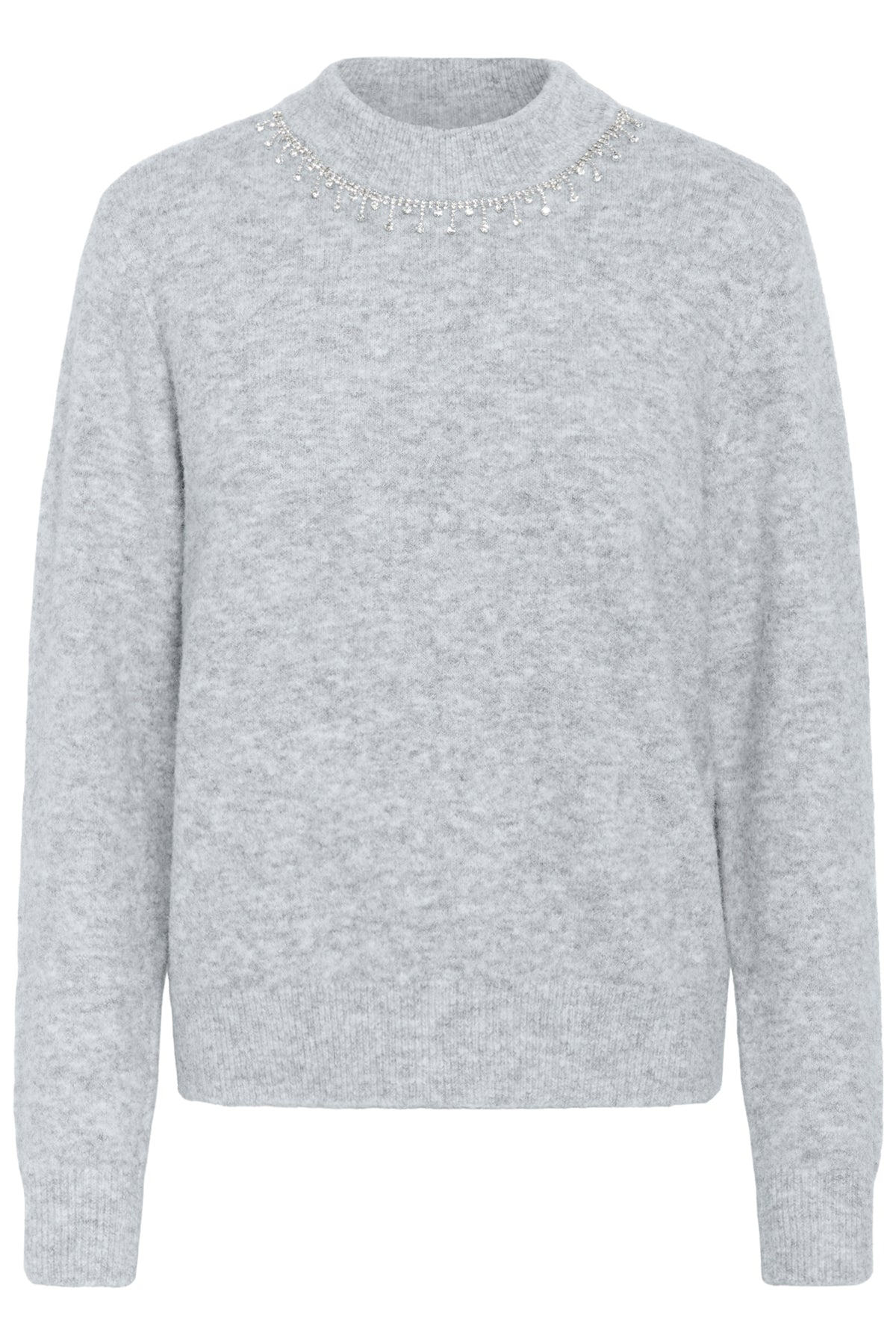 KAroxy Pullover Ljusgråmelerad - 10510623