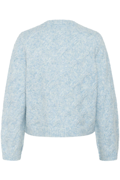 KAmartha Cardigan Windward Blue Melange – 10510626 Thumbnail