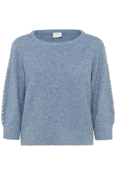KAbetty Pullover Windward Blue Melange - 10510632 Thumbnail