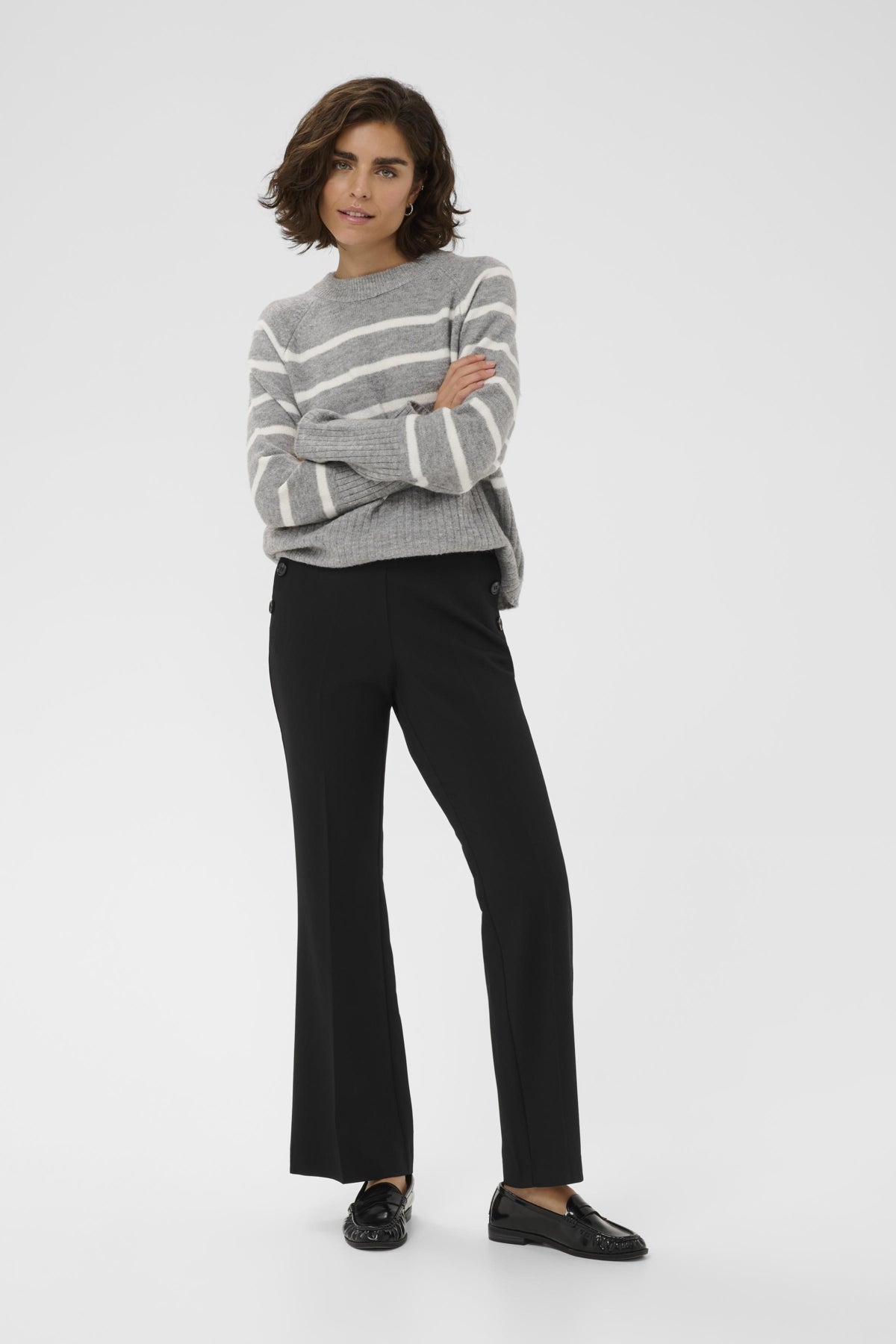 KAhella Flared Pants Black deep - 10510648