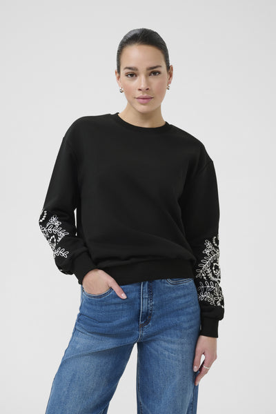 KAvivian Sweatshirt Black deep - 10510664 Thumbnail