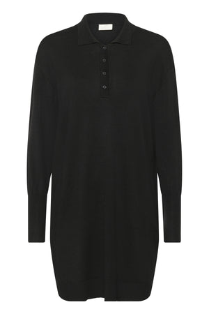KAlizza Polo Knit Dress Black deep - 10510688