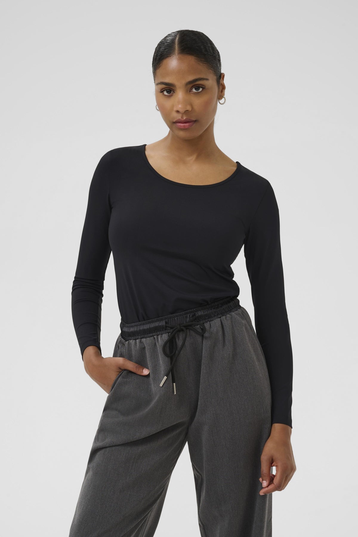 KAarina LS T-Shirt Black deep - 10510691