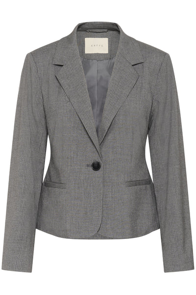 KAellie Shaped Blazer Gråmelerad / Kritstrecksrandig - 10510718 Thumbnail