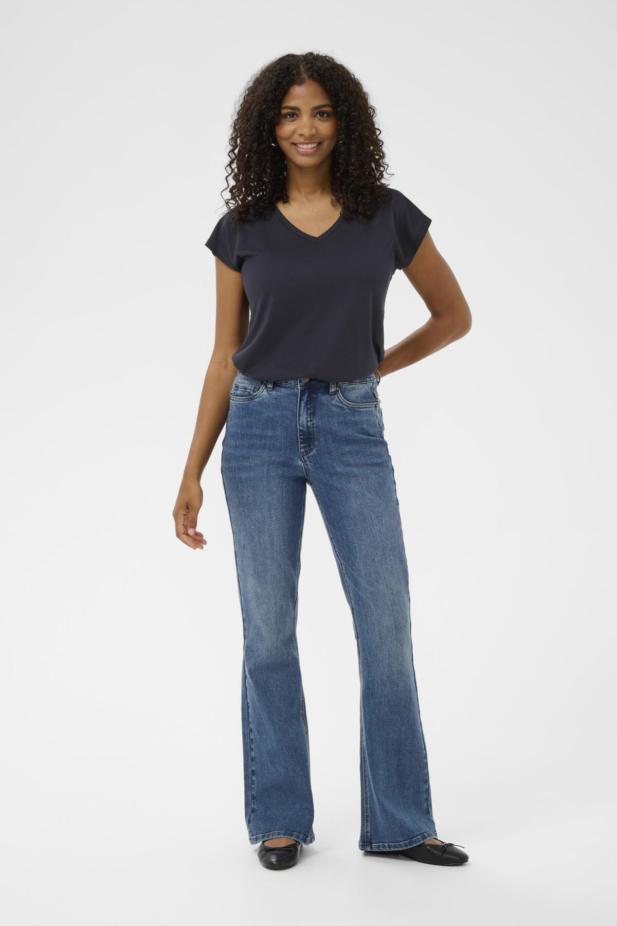 KAforest HW 1Slim Fit Jeans Medium Blue Denim - 10510720