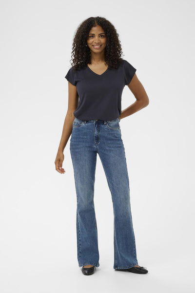 KAforest HW 1Slim Fit Jeans Medium Blue Denim - 10510720 Thumbnail