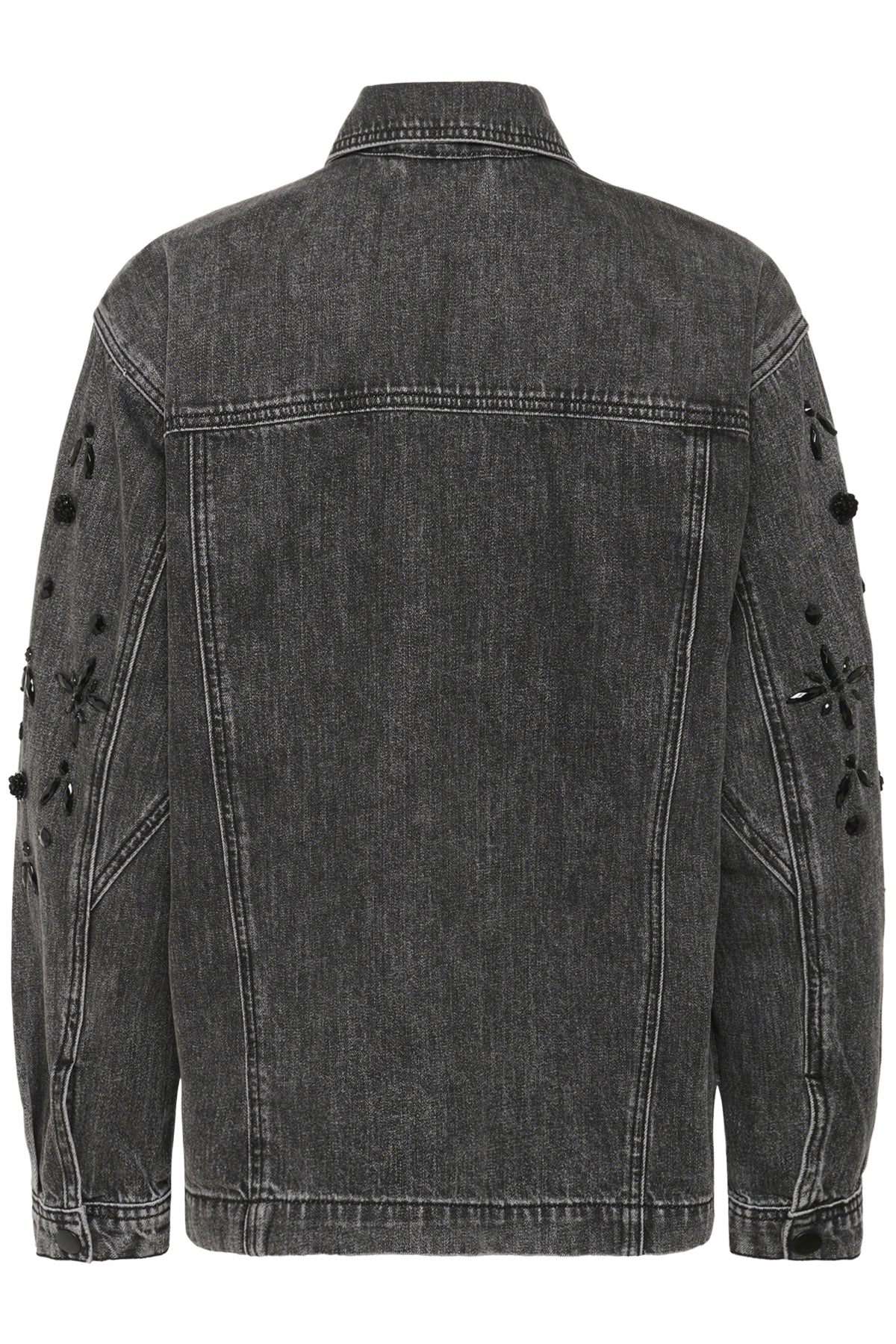 KAjaiden Denim Jacket Mörkgrå tvättad denim - 10510723