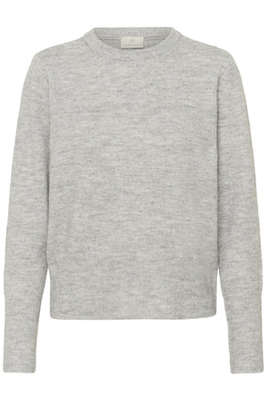 KAniel Pullover Ljusgrå Melerad
