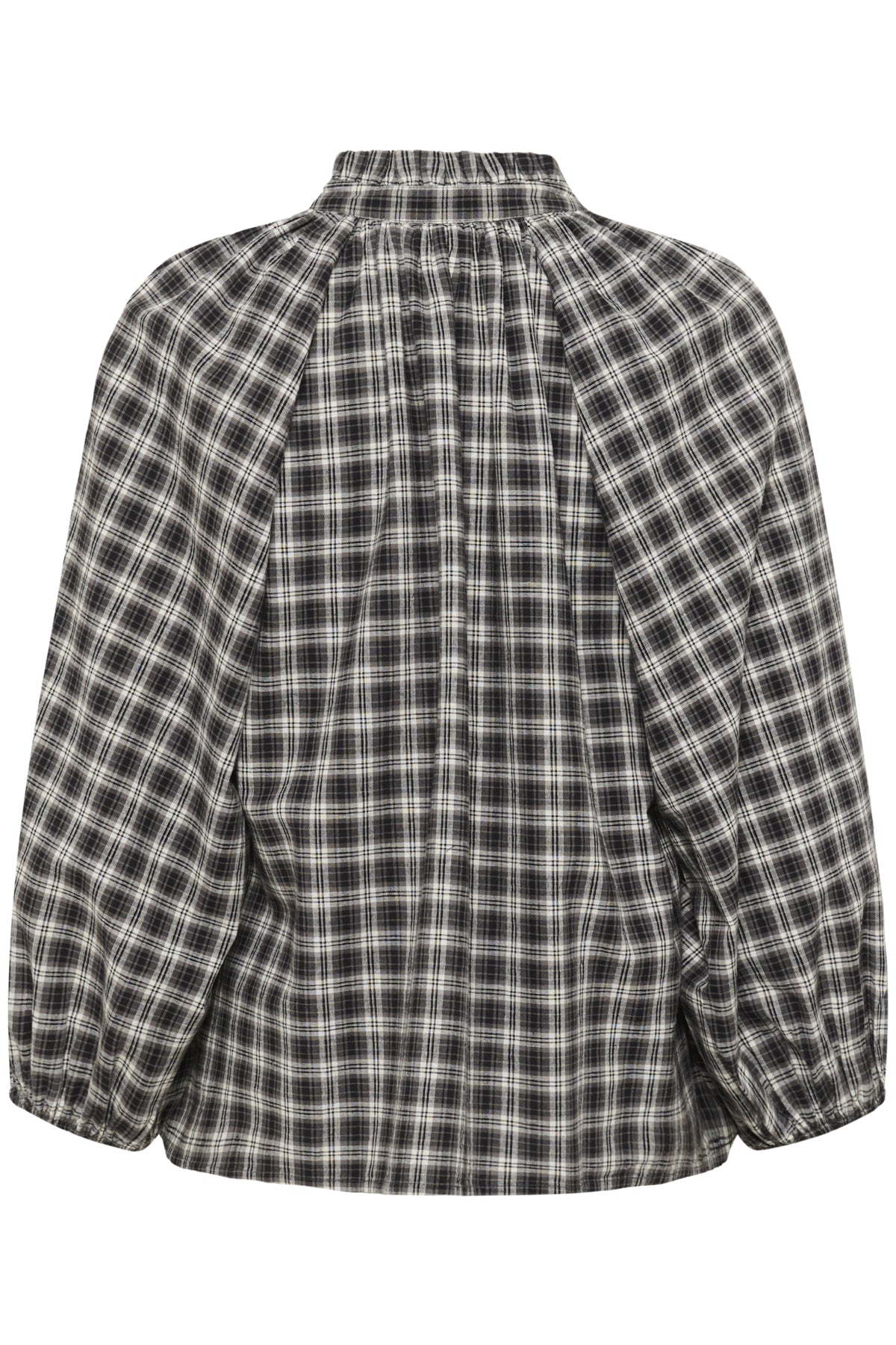 KAelna Blus Svart/Grå Rutig - 10510745