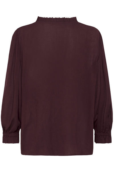 KAliv Amber Blouse Windsor Wine - 10510746 Thumbnail
