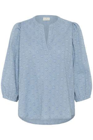 KAenya Blouse 3/4 SL Windward Blue - 10510755